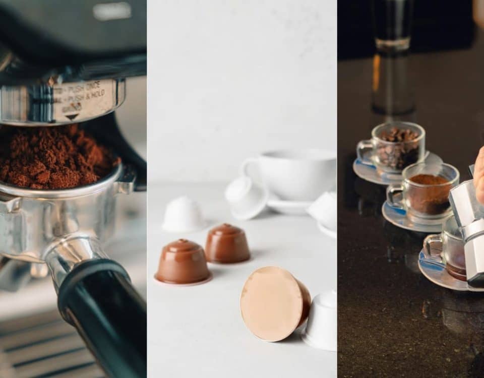 Tri načina pripreme kave: espresso s mljevenom kavom, kapsule i tradicionalna moka kafetijera